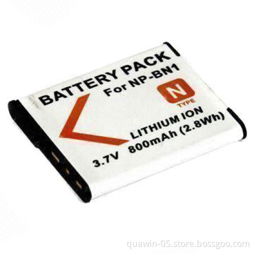 Digital Battery with 3.7V Voltage, 800mAh Capacity, Grey Color Available